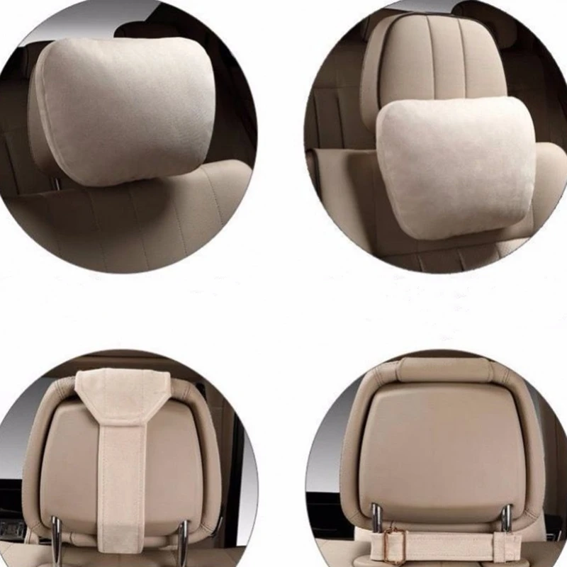 Облегалката за глава на автомобила, който поддържа врата, лумбална подкрепа на седалката за Maybach Design S Class, мека универсална регулируема автомобилната въздушна възглавница за шията, поясная възглавница0