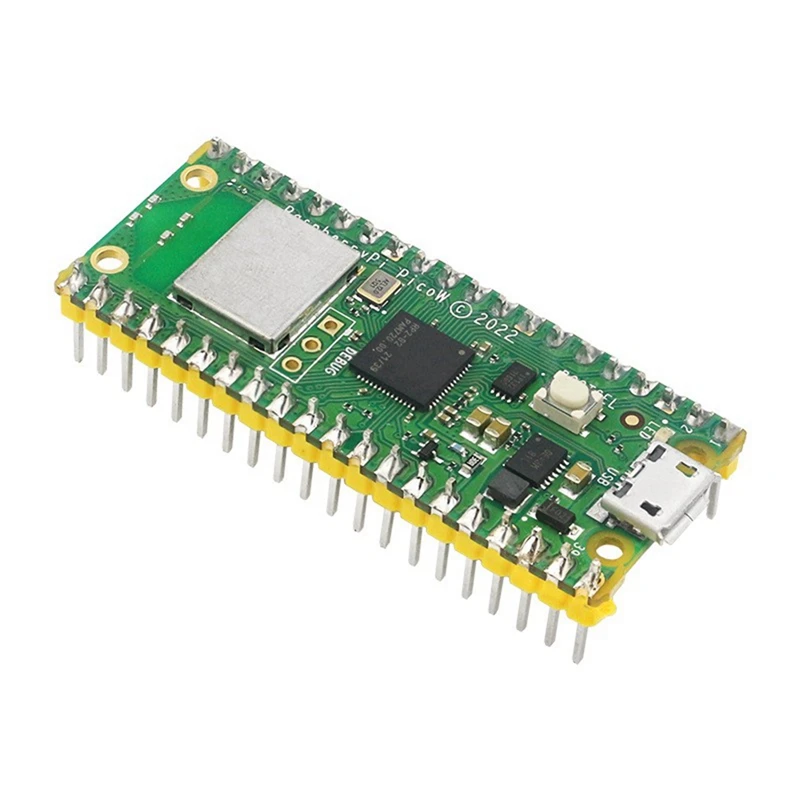 2 бр. за Raspberry Pi Pico W с безжичен модул Wi-Fi, dual-core ARM Cortex MO + RP2040, такса за разработване на микроконтролера2