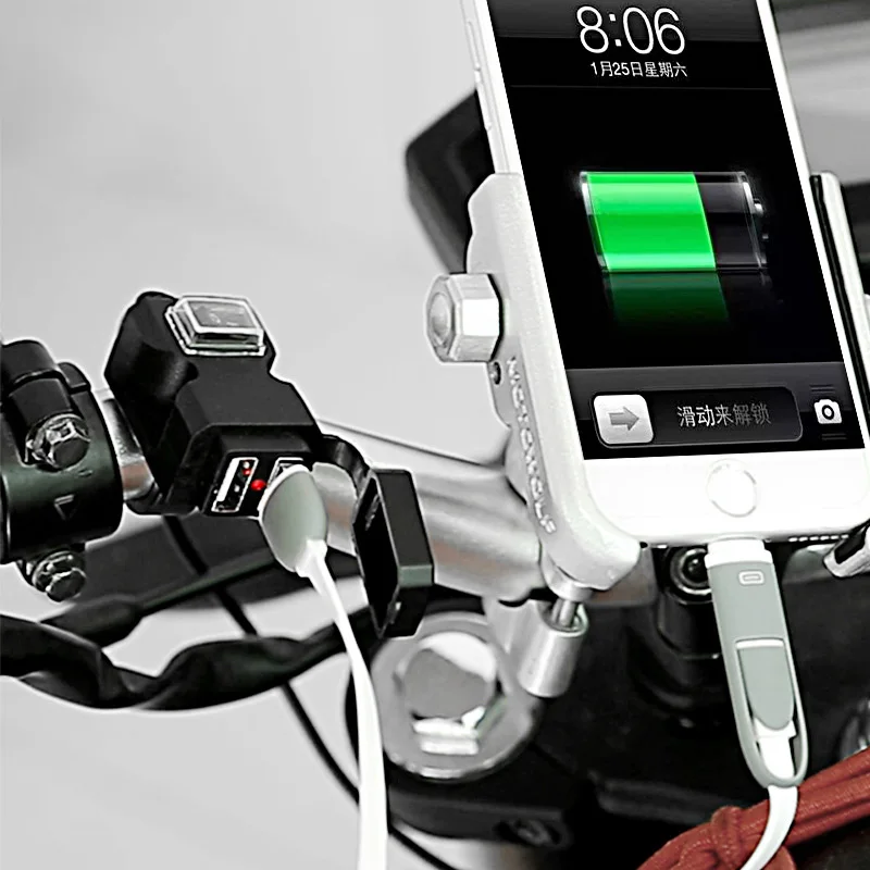 Зарядно Устройство за Телефон Мотоциклет USB Зарядно Устройство Адаптер за Захранване Съединител ЗА HONDA cb 750 cbf 1000 cbr 1100 xx cbr 125r 900 rr rr 9540
