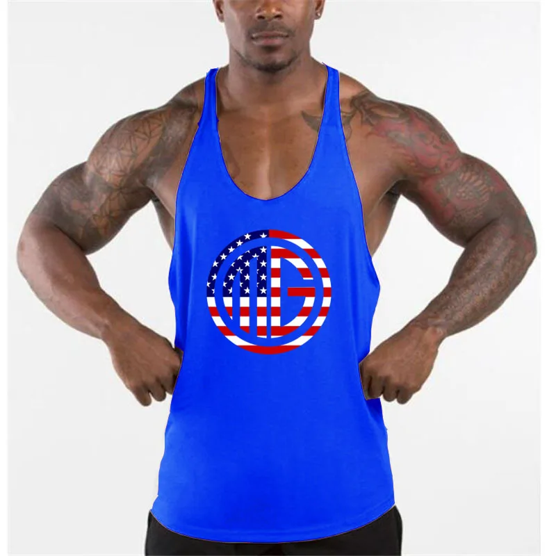Muscleguys Марковите тениски за бодибилдинг, мъжки тениски в стил хип-хоп, тениски за фитнес зали, майк за фитнес, мъжки майк за мускулите, майк за слънчеви бани4