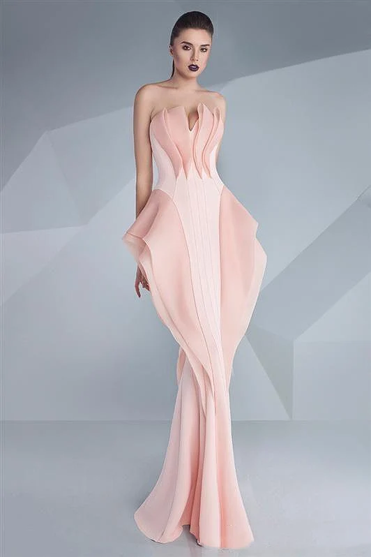 Модерни розови рокли на знаменитости Русалка 2022, Русалка, официалната парти, червения килим пътека, вечерна рокля с къдри под формата на сърце, сватбени рокли за гости0