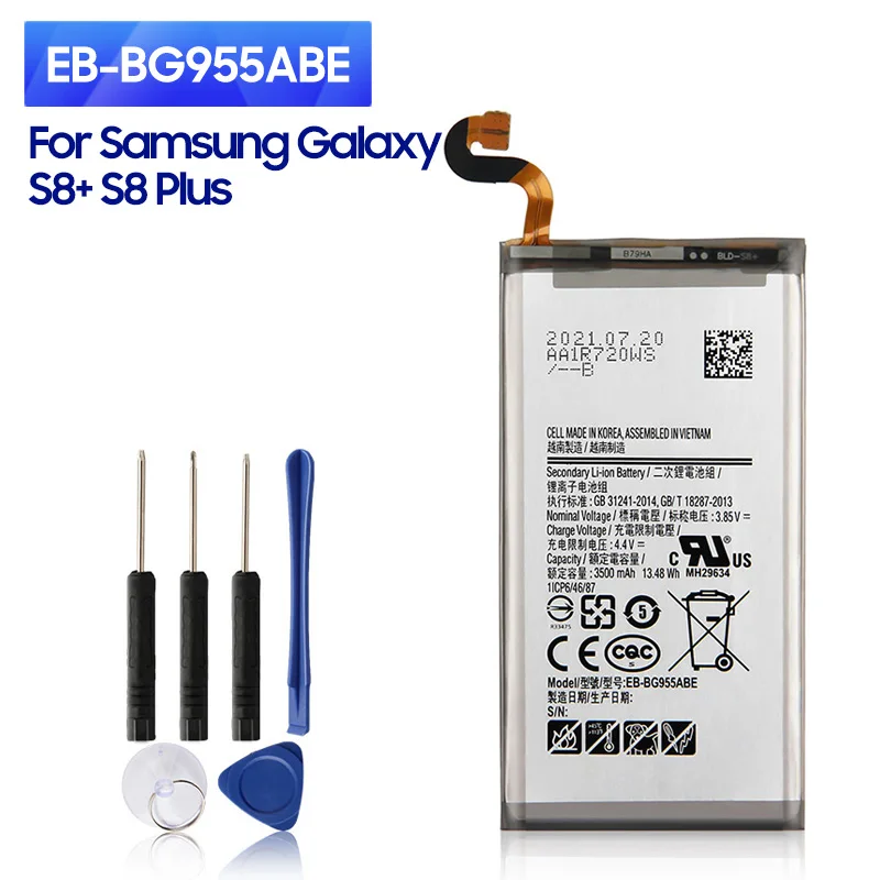 Новата работа на смени Батерия EB-BG955ABA EB-BG955ABE За Samsung GALAXY S8 Plus S8Plus S8 + G9550 G955F G955FD SM-G9550