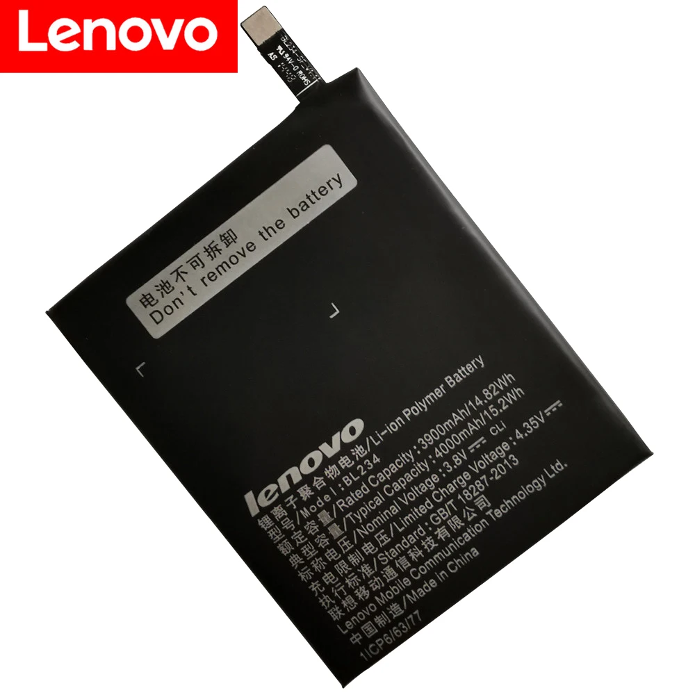 100% чисто Нов Оригинален истински батерия 4000 mah BL234 с лепилен стикер 3 М за Lenovo Vibe P1M P1MA40 P70 P70t P70-T P70A P70-A4
