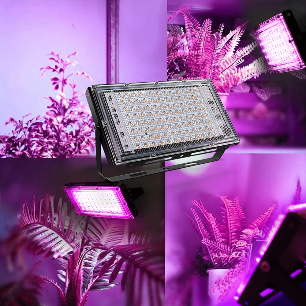 Led лампа за отглеждане на пълна гама от AC220V 200 W, Спомага за растежа на растенията, Заполняющий Лампа, Подходяща за стайни растения, Зеленчуци, Парникови осветление5
