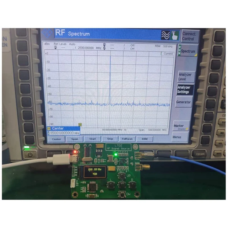 LTDZ MAX2870 STM32 23,5-6000 Mhz Модул на Източника на сигнала се захранва от USB 5 В Честотата и Режима на Аксесоар2