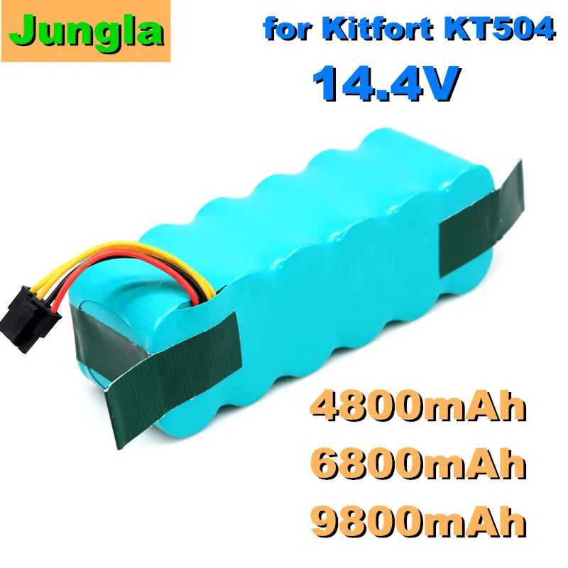 2023 Батерия за Kitfort KT504 Haier T322 T320 Panda X500 X580 X600 Ecovacs Mirror CR120 Dibea Робот-Прахосмукачка 4800 mah0