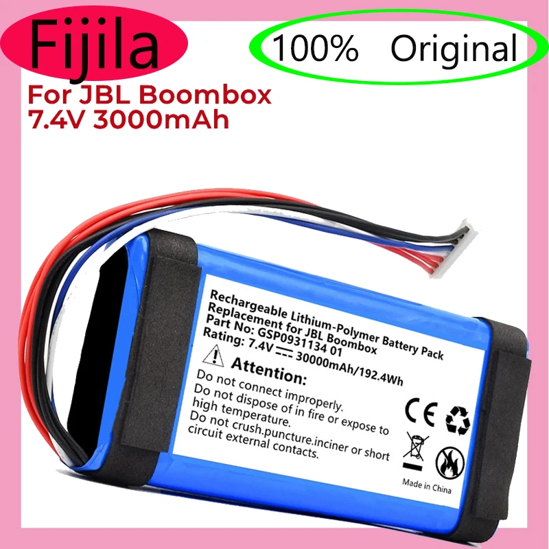 Актуализиран 100% оригинална маркова новост 30000 ма GSP0931134 01 батерия за JBL Boombox плейър говорител номер за проследяване0
