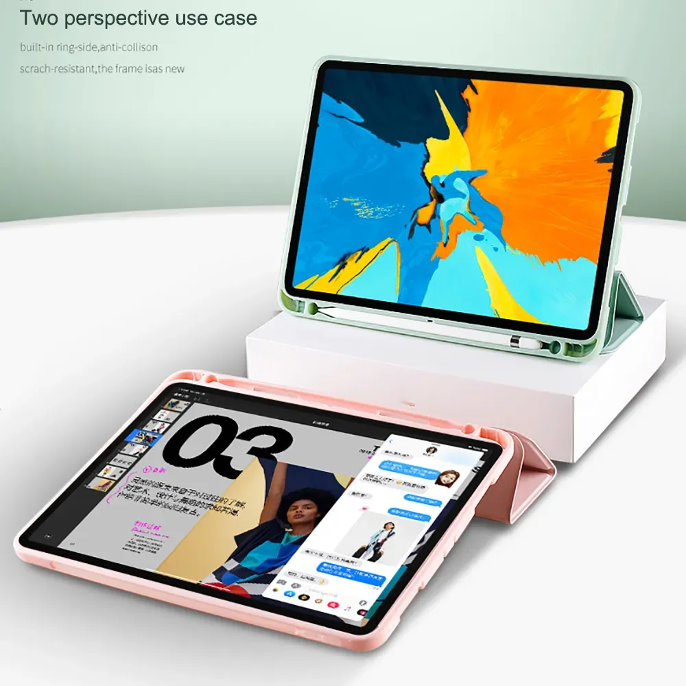 Калъф-молив случай за iPad Pro 11 2-ро поколение 2020 A2228/A2068 Калъф за таблет Shell за iPad Air4 Air 5 2022 Pro11 M1 20213