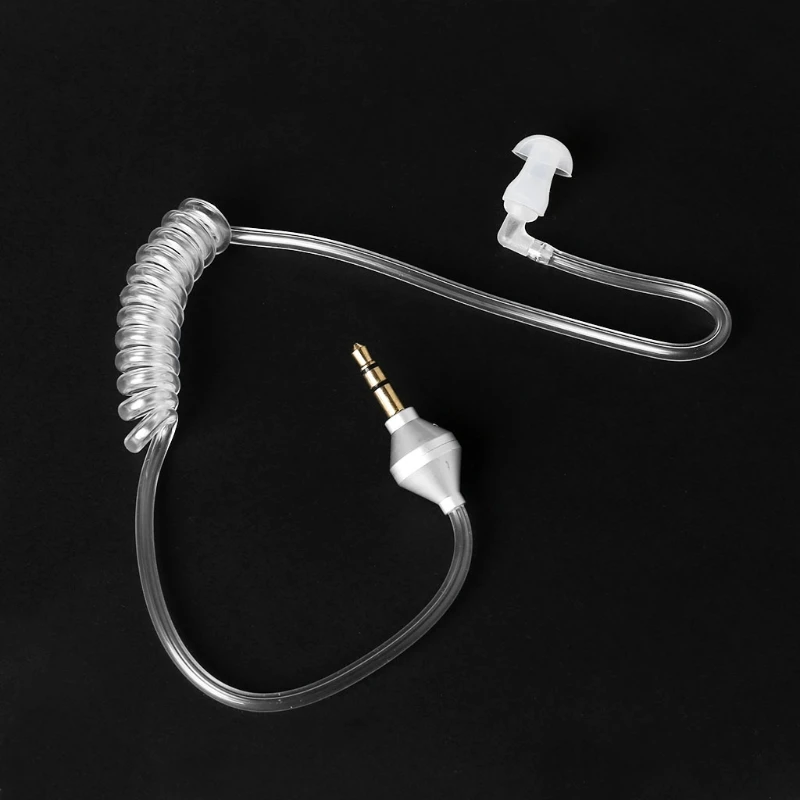2-за контакт микрофон слушалки ПР с въздушна акустична тръба 3.5 мм за слушалки Baofeng UV-5R 888s5