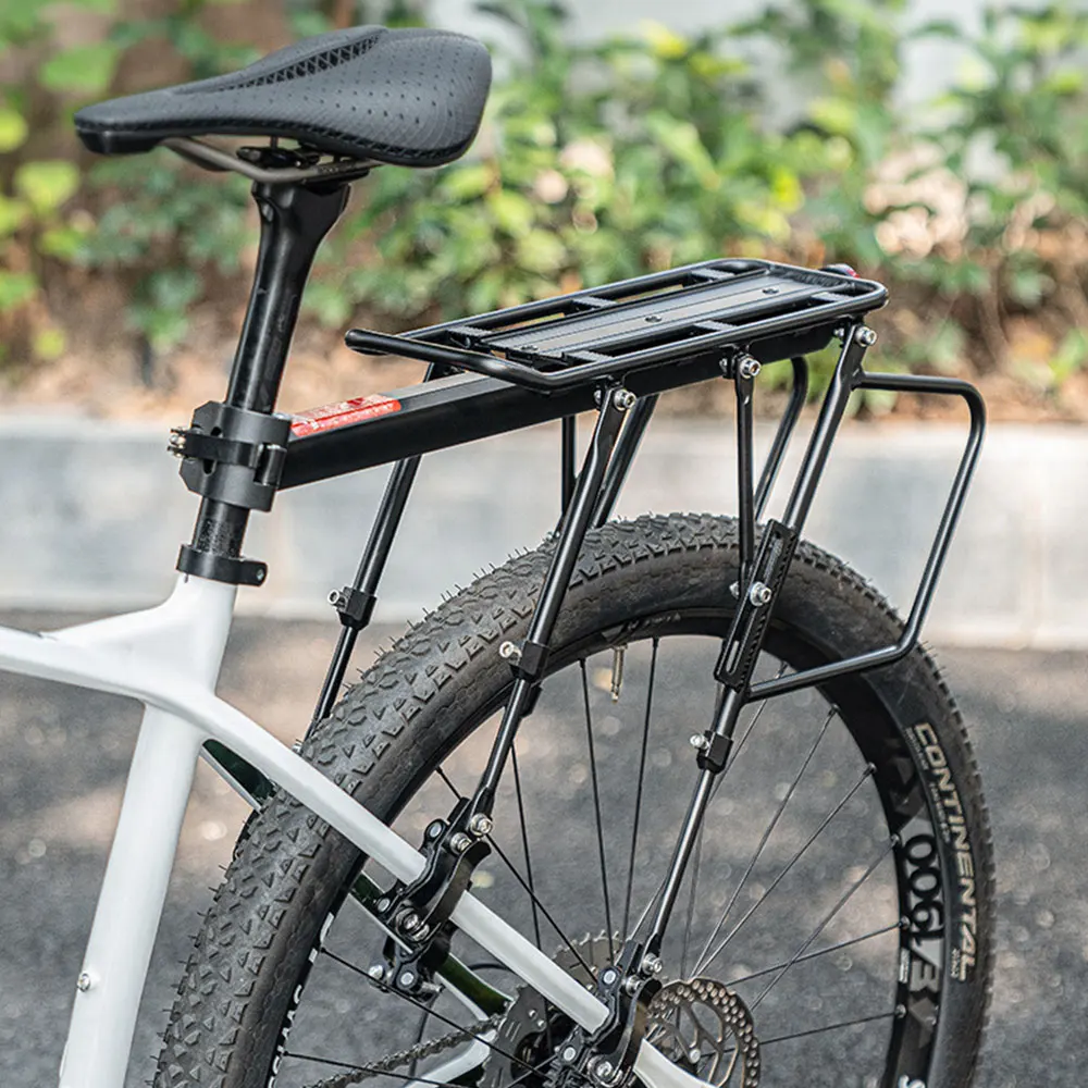 ROCKBROS 601-12, велосипедна свалящ се быстросъемная задната стойка за велосипед, много издръжлив алуминиев, държач за велосипед МТВ, багажника2