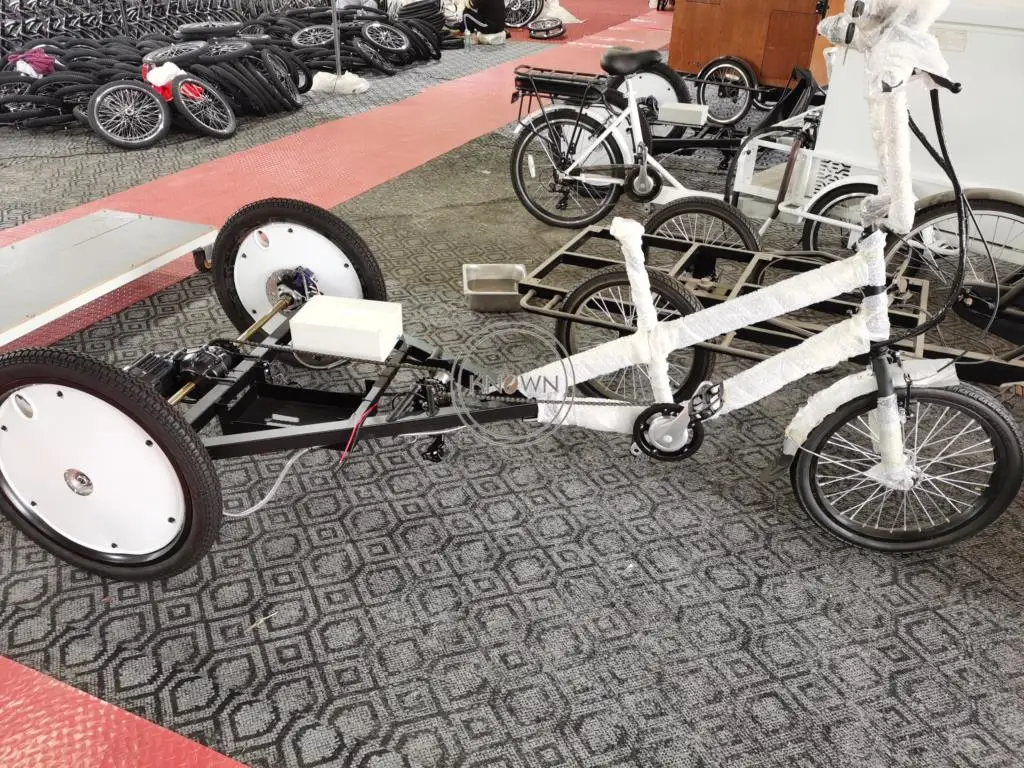 Електрически товар под наем Хотелската транспортна количка за Експрес Градинска количка 3 колела Електрически скутер Триколка Trike4