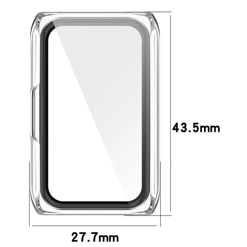 1-8 бр. закалена фолио вграден защитен калъф за Huawei Band 7 гривна Защитен калъф с пълно покриване на1