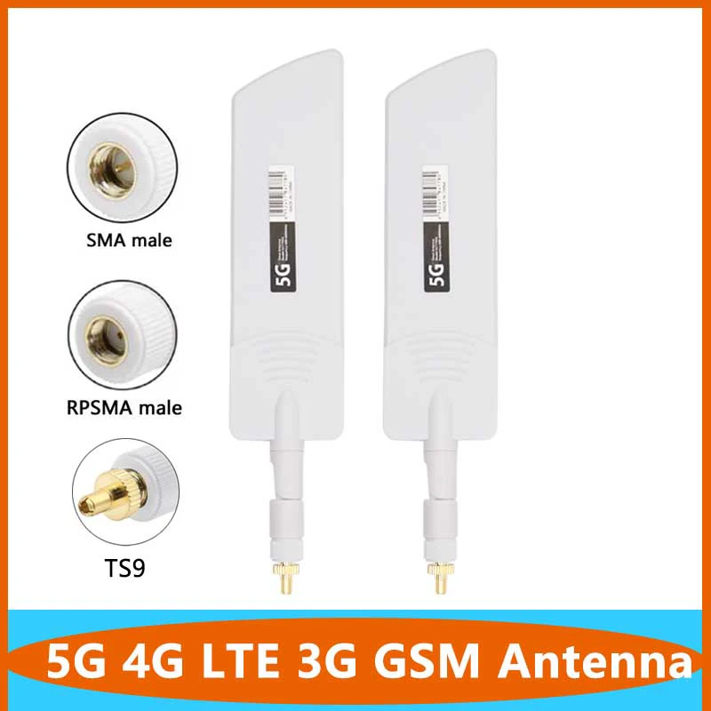 Широколентова антена на рутера 5G и 4G LTE 3G GSM TS9 SMA за мъже, външна антена Omni WiFi безжична мрежова карта с висока печалба0