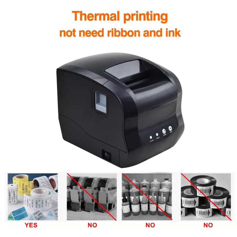 Нова Стартирането на принтера Xprinter XP-365B 80 мм Евтини Термопринтер С Баркод Принтер Цена Стартиране на Термопринтера4