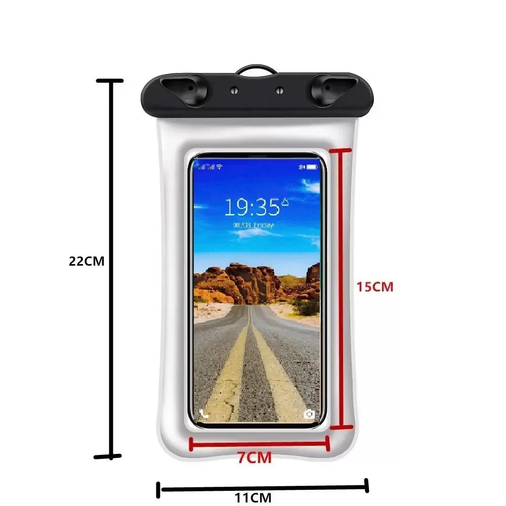 10шт IP68 въздушна възглавница за Водоустойчив калъф за телефон Водоустойчива чанта за плуване калъф за iPhone 13 12 11 14 Pro Max X XS Samsung S22 Huawei, Xiaomi2