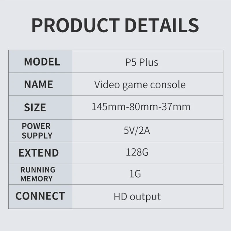 2023 НОВ Безжичен 2,4 G HD P5 PLUS Класическа Ретро Аркадна игра 256G Поддръжка на 25 Симулатори 70000 + Игра За PSP, PS1 Домашна Игрална Конзола 4K TV5