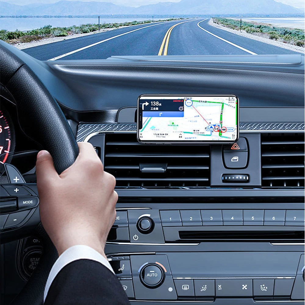 Кола за мобилен телефон за Hyundai Creta Cantus GS GC 2015 ~ 2019, скоба за отдушник, поставяне, поддръжка на безжична бързо зареждане аксесоари3