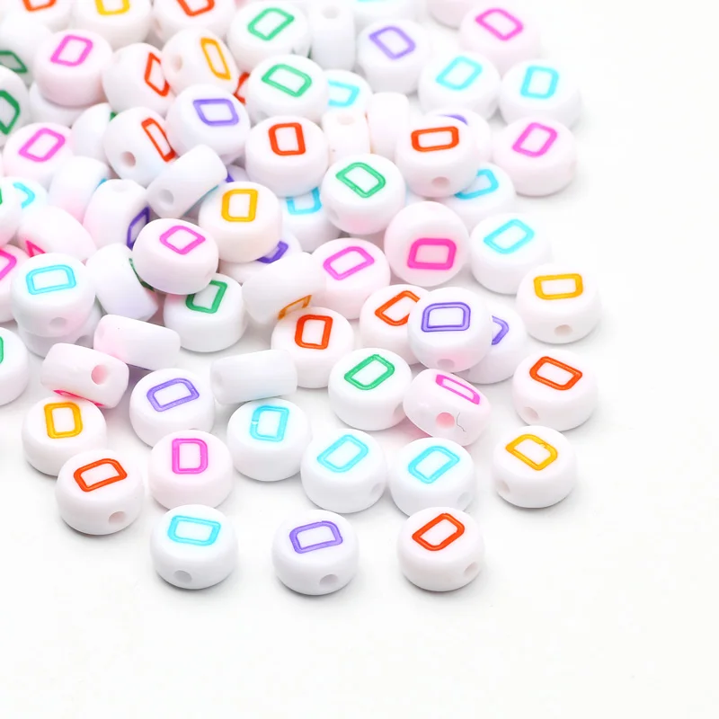 7x4 mm Цветни Кръгли Букви от Азбуката A-Z Акрилни Свободни Мъниста-Разделители за Бижута направи си Сам Гривна Колие Hanmdade Accessorie4