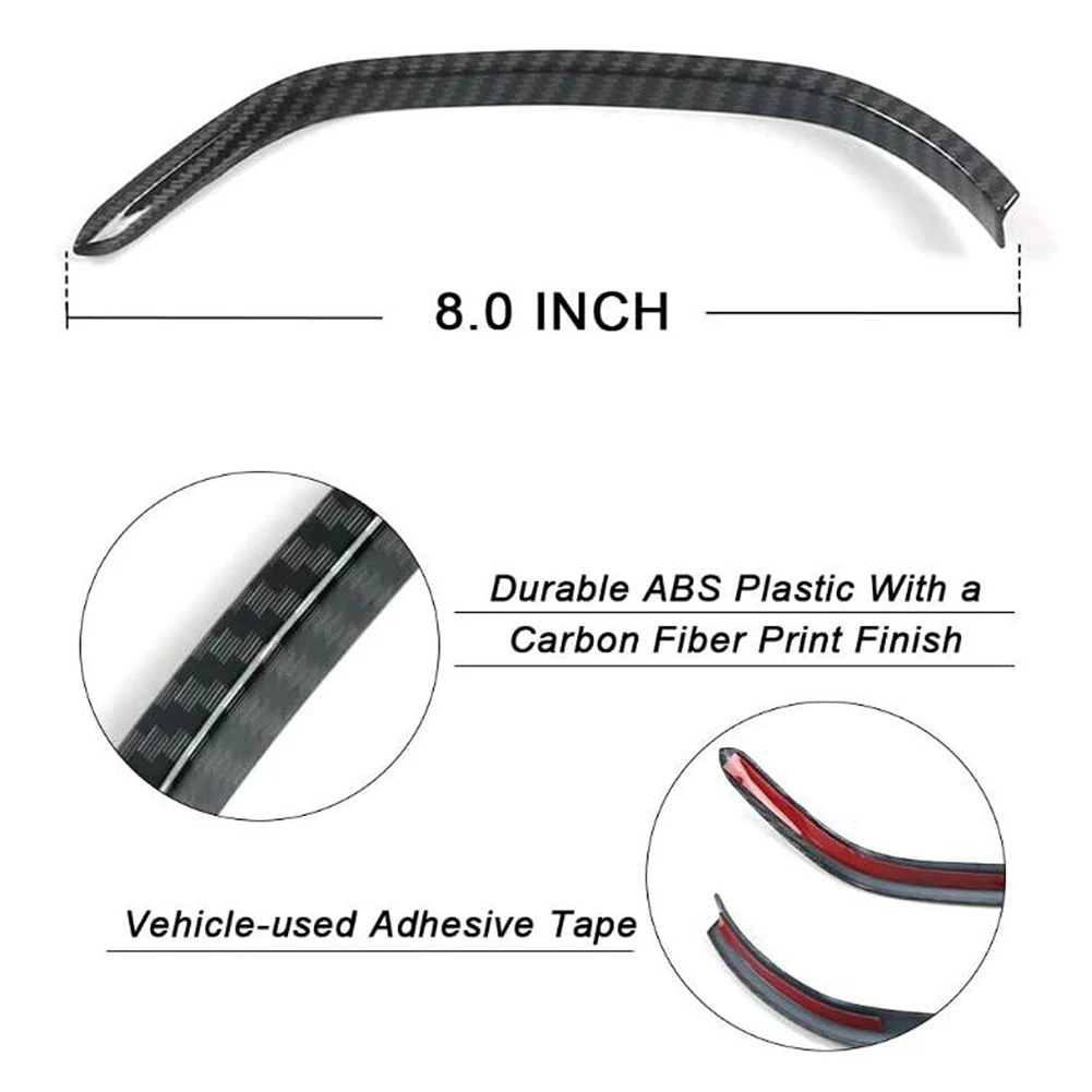 Панел на арматурното табло табло на автомобила карбон черен Подмяна ABS автоаксесоари за Highlander 20-233