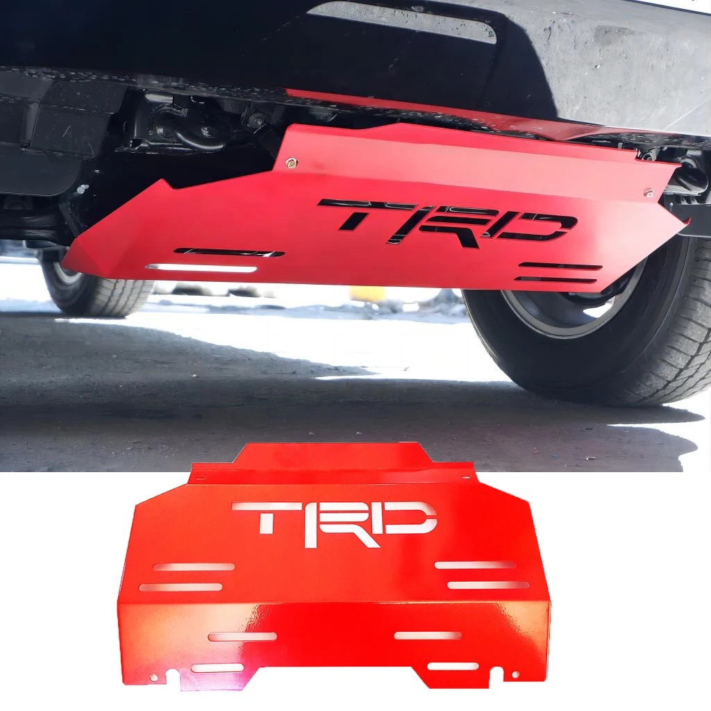Защитно тампон преден двигателя на OEM от червена стомана TRD Toyota Hilux Fortuner 2015-20200