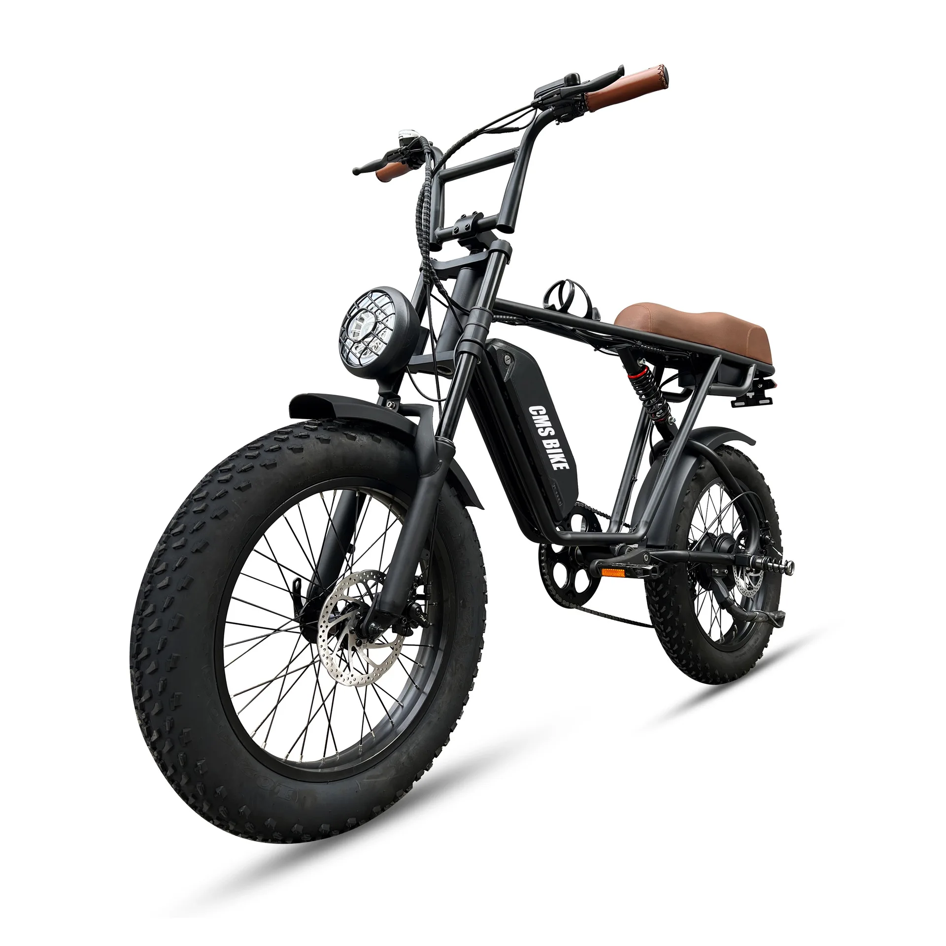 Електрически велосипед 20-инчов дебела гума за сняг с регулируема скорост, плажен литиева офроуд терен, дискови спирачки F/ R1