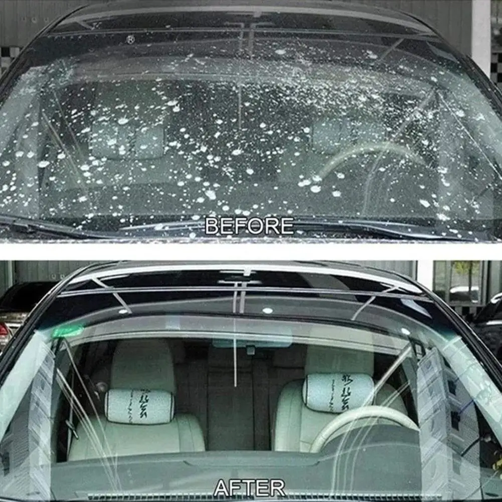 Препарат за измиване на предното стъкло на превозното средство Концентриран шипучие таблетки за пречистване на чистачки за премахване на блажна филм Домашен препарат за почистване на стъкло на автомобил1