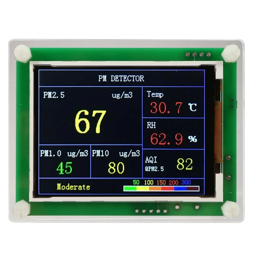 PM1.0 ФПЧ2.5 PM10 Модул за детектор на качеството на въздуха Сензор за прах детектор тестер Поддръжка мониторинг на експортните данни1