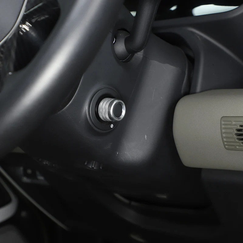 За Jaguar/Land Rover 2013-2021 Алуминиева Сплав Сребро Моделиране На Автомобила Покритие Лост Регулиране На Волана Аксесоари За Настройка На Колата4