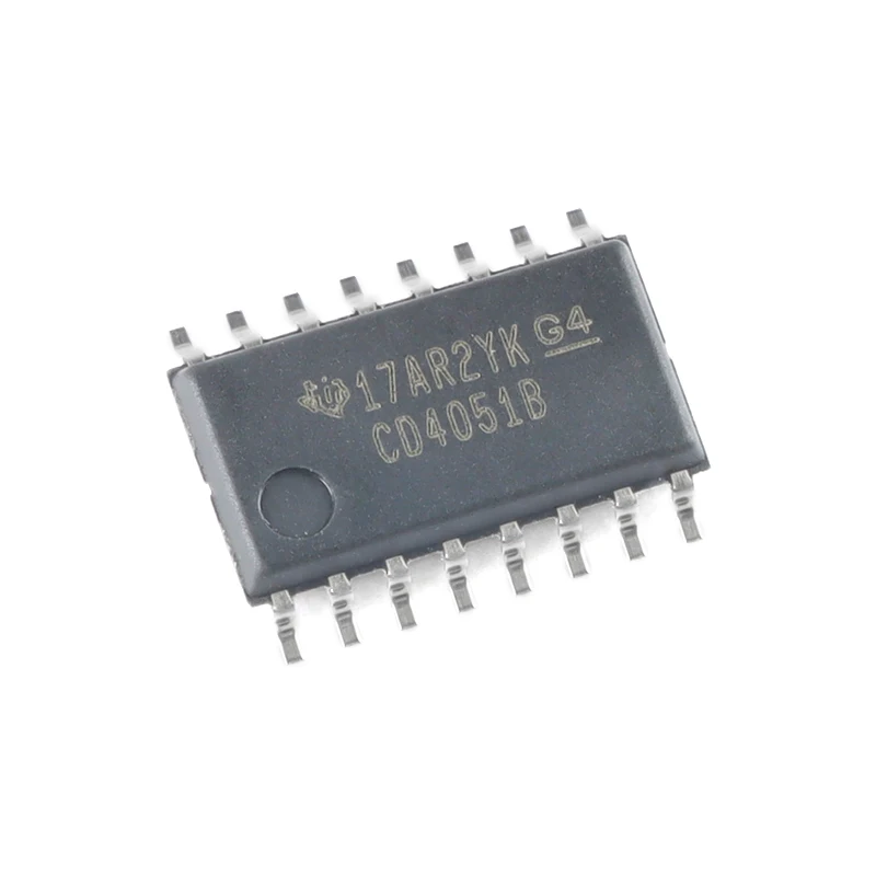 Оригинален едноканален аналогов мултиплексор SMT CD4051BNSR SOIC-16 с чип SOIC-161
