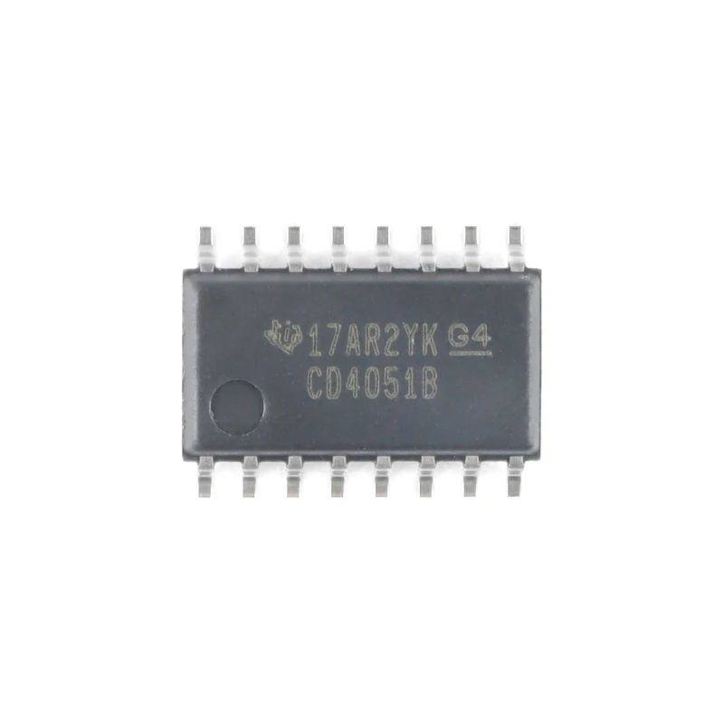 Оригинален едноканален аналогов мултиплексор SMT CD4051BNSR SOIC-16 с чип SOIC-162