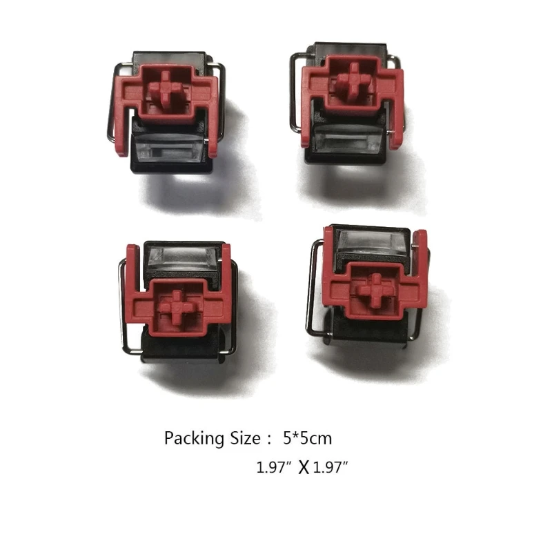 4 бр. оптични превключватели Razer Red switch гореща 