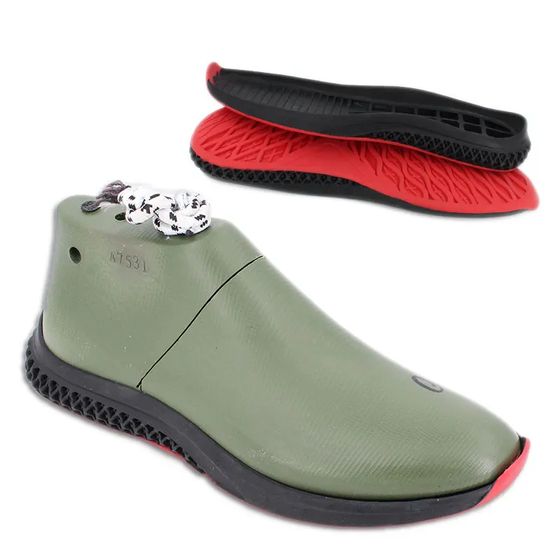 Мъжки гумена подметка нескользящая износостойкая спортна подметка подметка обувные материали долната част на обувката ръчно изработени обувки1