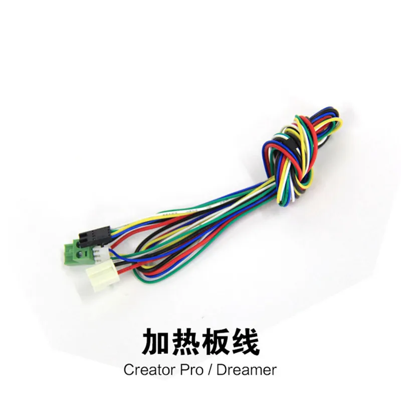 1бр Flashforge свързващ проводник на кабел за подгряващата плоча Creator Pro Dreamer 3D части на принтера0