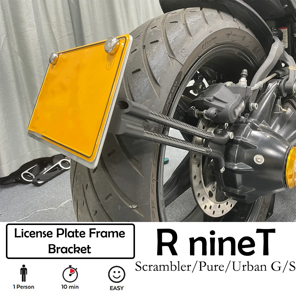За BMW R9T Pure RNINET R NINE T NINET R nineT мотоциклет заден държач регистрационен номер Рамка скоба рамка регистрационен номер0