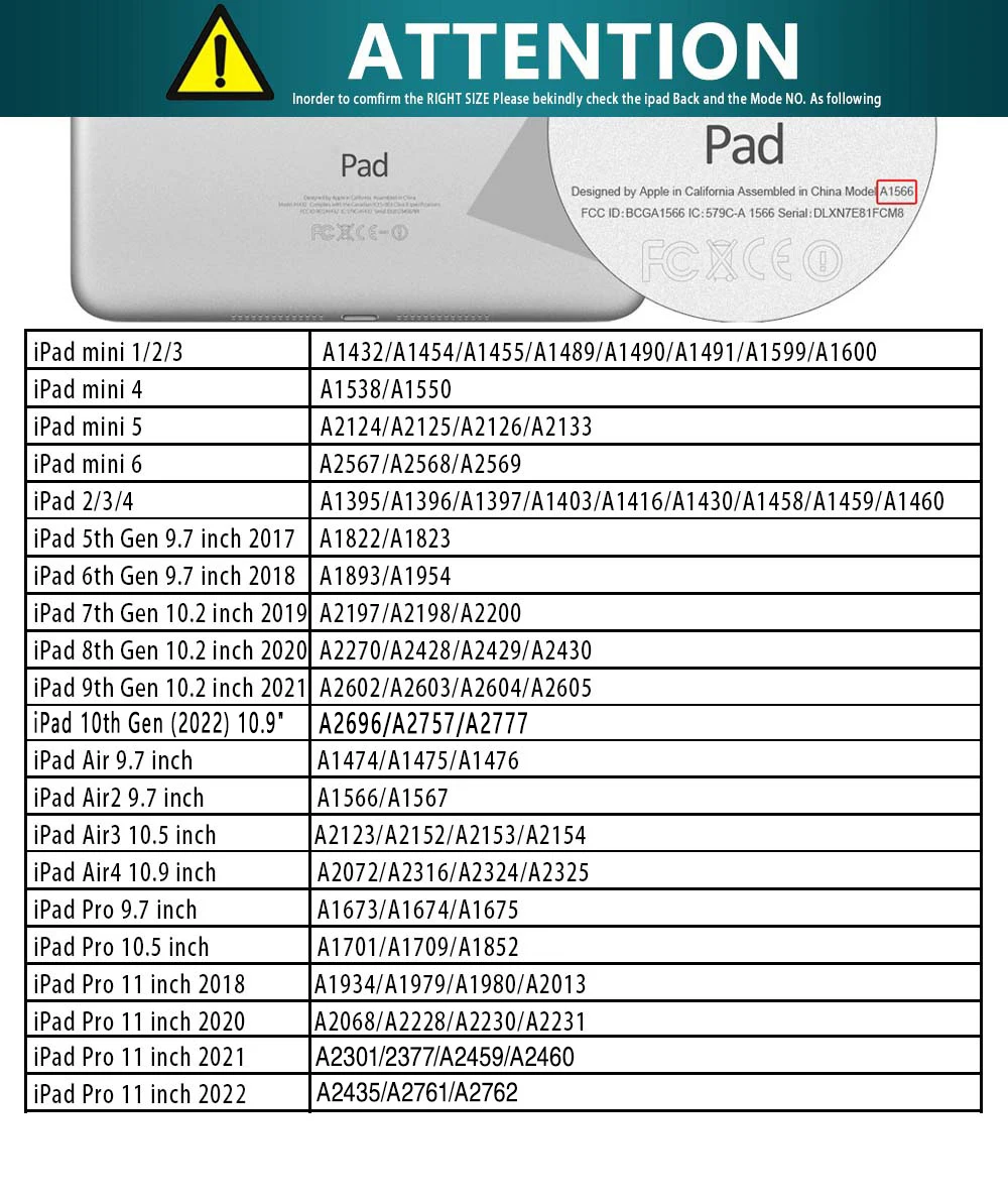 Калъф за iPad 9-то поколение 10.2 Pro 11 калъф за iPad Air 4 Air 5 калъф за iPad, 7-ми 2 3 4 Mini 6 4 5 Калъф-хастар1