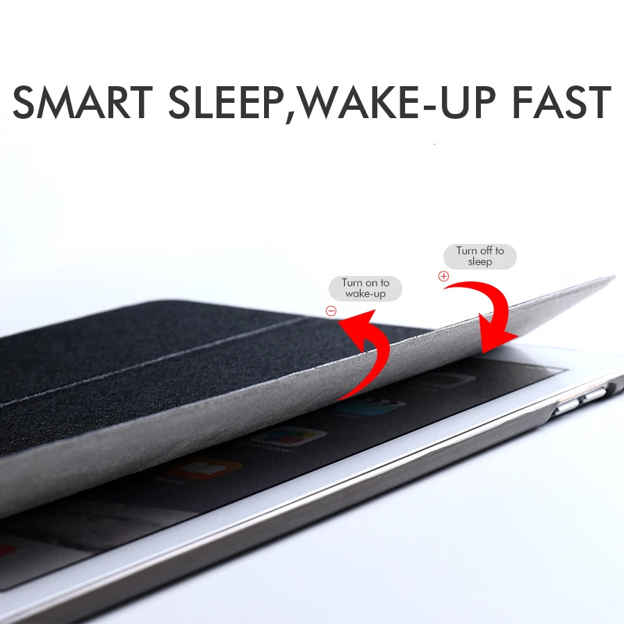 AXD За iPad 10.2 2019 Калъф Smart-калъф от Изкуствена кожа със Сгъваща се стойка Fundas С автоматичен режим на заспиване/Събуждане по телефона За iPad на 7-то поколение A2200 A21231