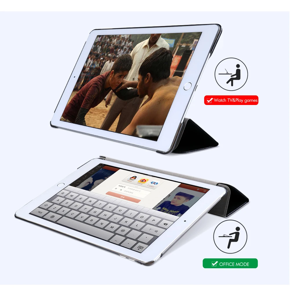 AXD За iPad 10.2 2019 Калъф Smart-калъф от Изкуствена кожа със Сгъваща се стойка Fundas С автоматичен режим на заспиване/Събуждане по телефона За iPad на 7-то поколение A2200 A21232