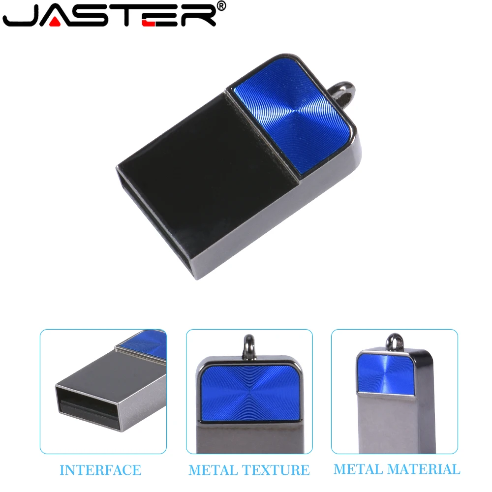JASTER Нов Мини USB 2.0 Флаш памет 8 GB 16 GB Метален Стил 32 GB 64 GB Горещи Продажба Бизнес-Подаръци Носят Със себе си Навсякъде Ключодържател3
