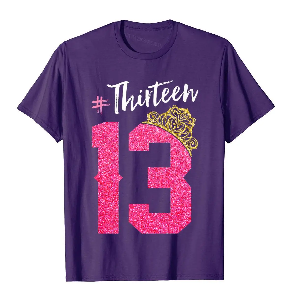 13 Години Официален Тийнейджър 13th Birthday Girls Премия Тениска С Имуществена Принтом Тениски Памучни Блузи Ризи За Мъже Индивидуално1