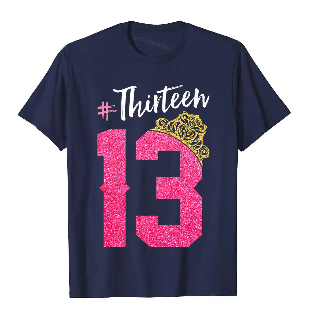 13 Години Официален Тийнейджър 13th Birthday Girls Премия Тениска С Имуществена Принтом Тениски Памучни Блузи Ризи За Мъже Индивидуално2
