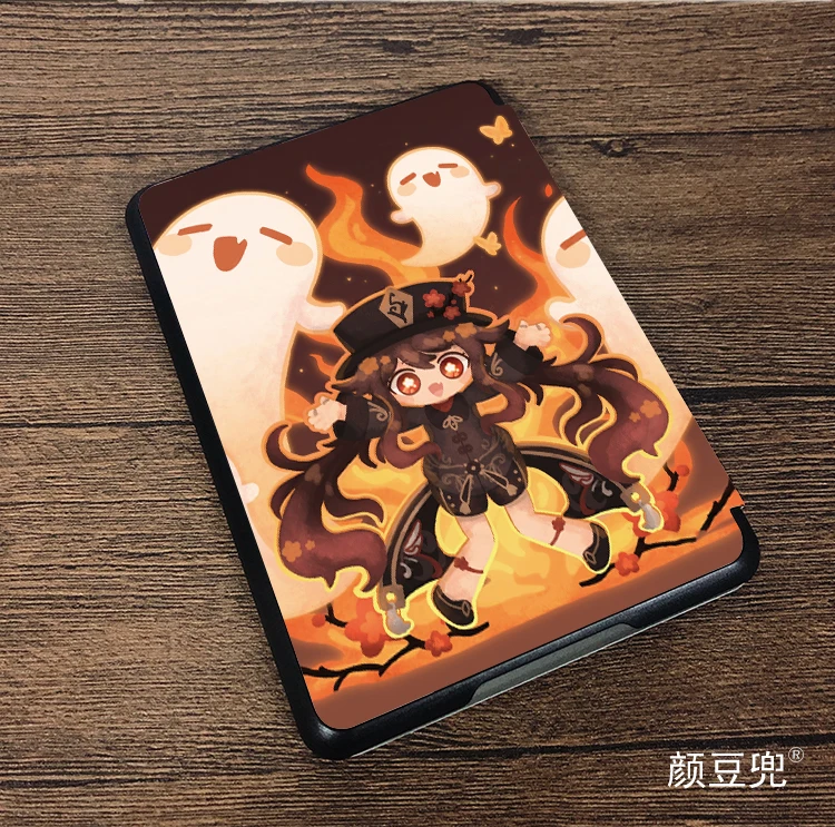 Аниме Hutao Genshin Impact За Kindle Paperwhite Case -Kindle Paperwhite 11-то поколение 2021 Издаден 6,8 см KPW5 KPW4 Oasis4