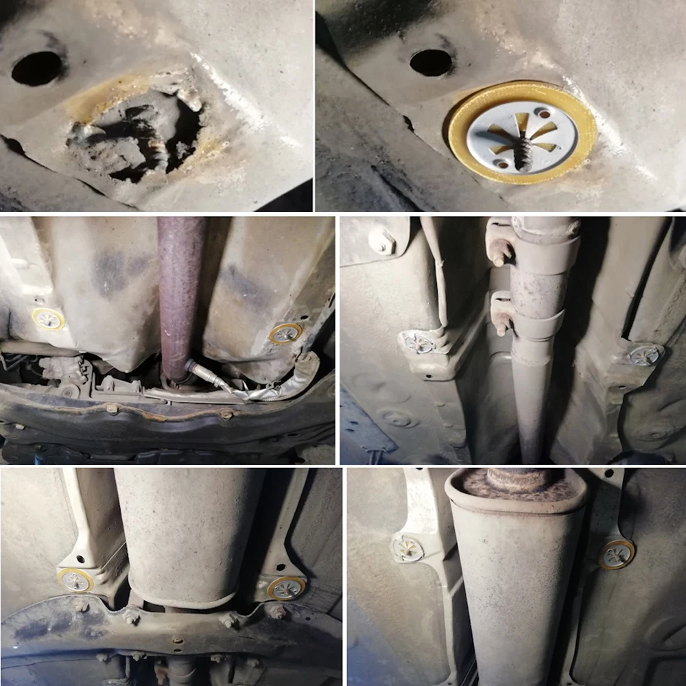 За VW Caddy 2K 2004 - 2013 2014 2015 2016 Автомобилни затягаща звездообразные шайби Тампон върху накладку Определя ремкомплект Плъзгаща скоба за Блокиране на3