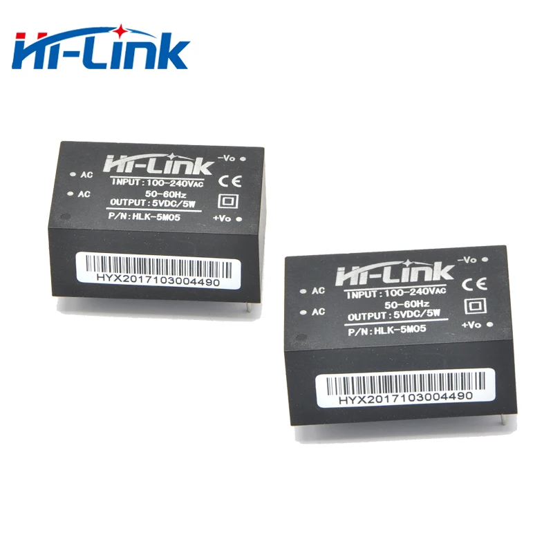 Безплатна доставка на Оригинални HLK-5M05 AC-DC 220 до 5, 5 Вата изолиран модул доставка на интелигентни домакински прекъсвач1