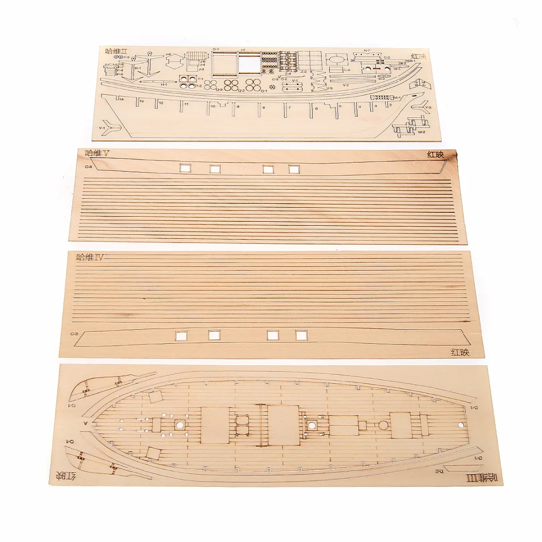 Мащаб 1:100 Дървена плаване с лодка ръчно изработени комплекти кораби, модел на дървени кораби, играчка в колекцията, подарък за рожден ден, сувенири, играчки3
