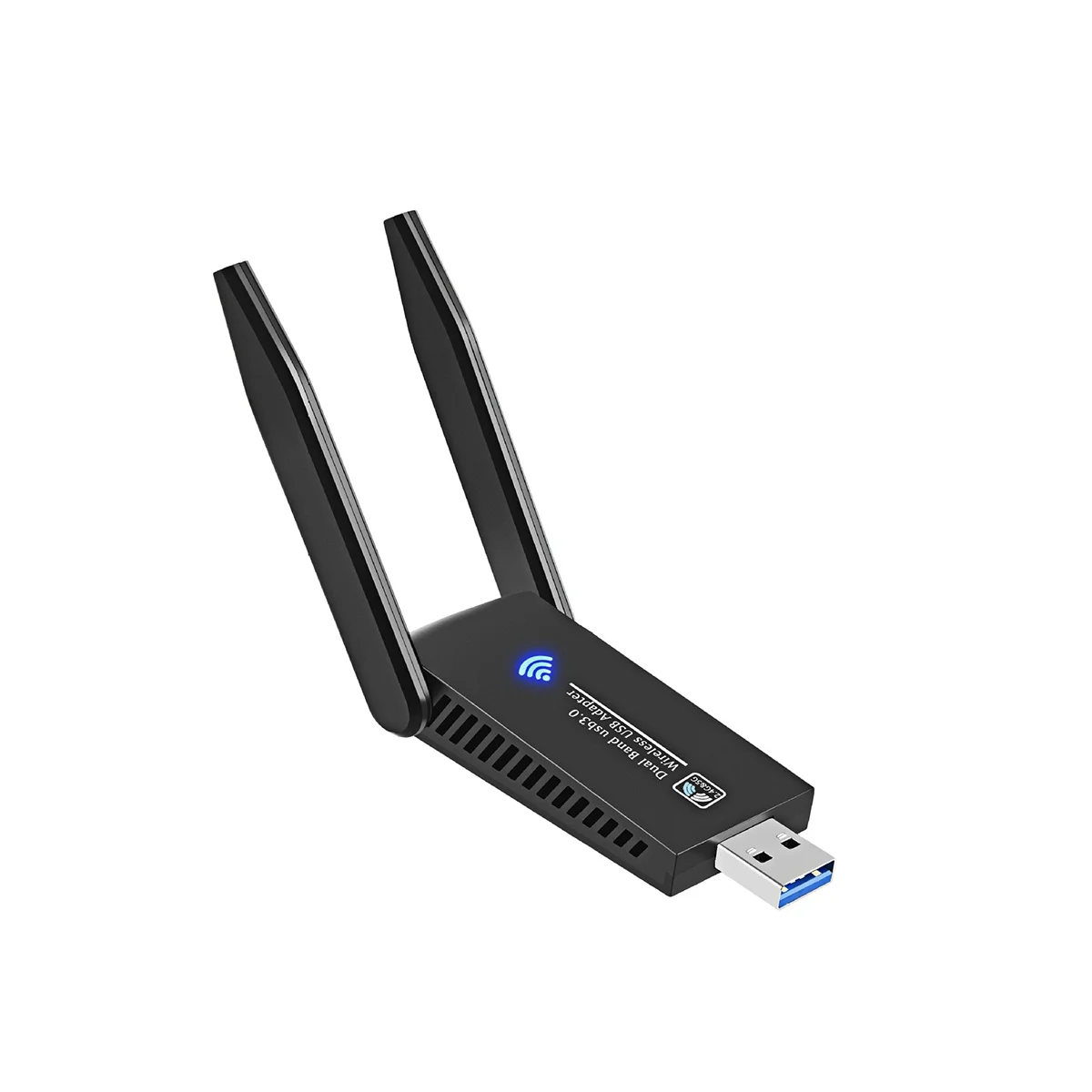 Безжична мрежова карта Wi-Fi USB 3.0 1300 м адаптер AC1300 с антена за преносими КОМПЮТРИ и мини-ключ0