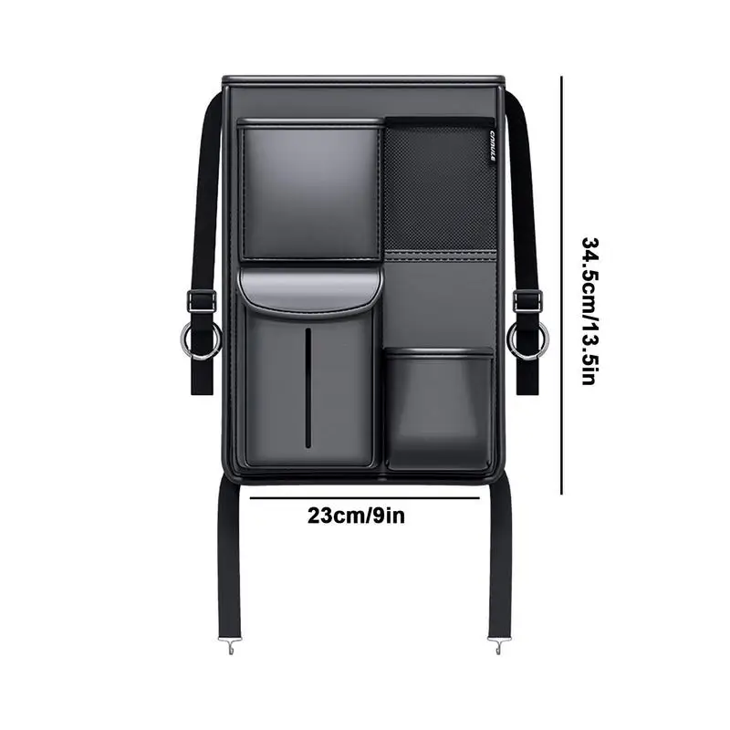Държач за чанта за съхранение в колата, органайзер за автомобилни седалки, автомобилни органайзер голям капацитет, с множество джобове за съхранение на задната седалка5