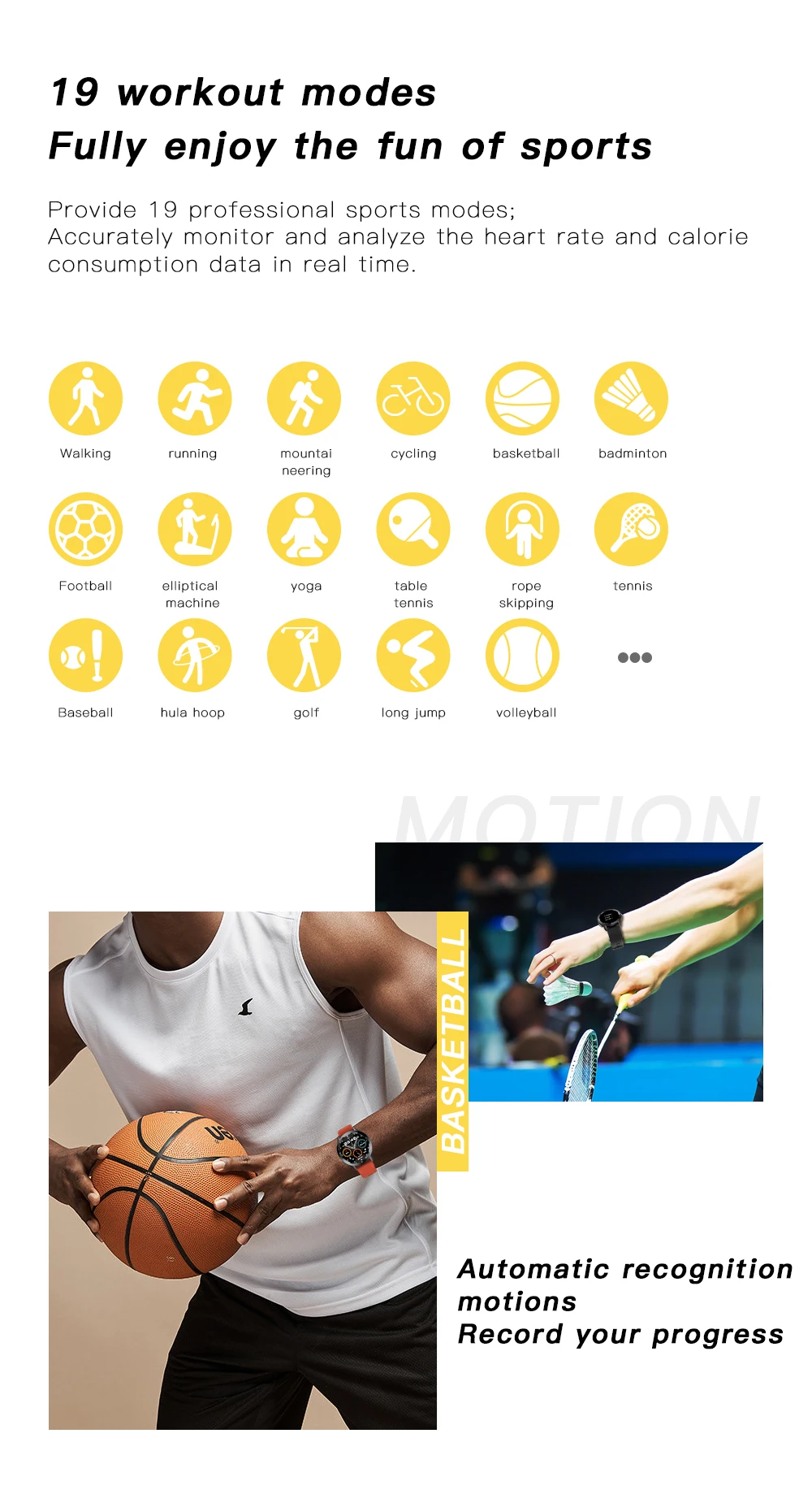 Спортни смарт часовници Android, безжична зареждане, контрол на сърдечната честота, NFC, женски фитнес гривна, може да се обадите на Bluetooth3