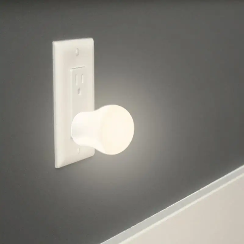 Преносим Plug лека нощ Компактен USB-осветителни Тела за Нощно спестяване на енергия За Детска Спални, Баня, Детска, Антре Стълби Кухня2