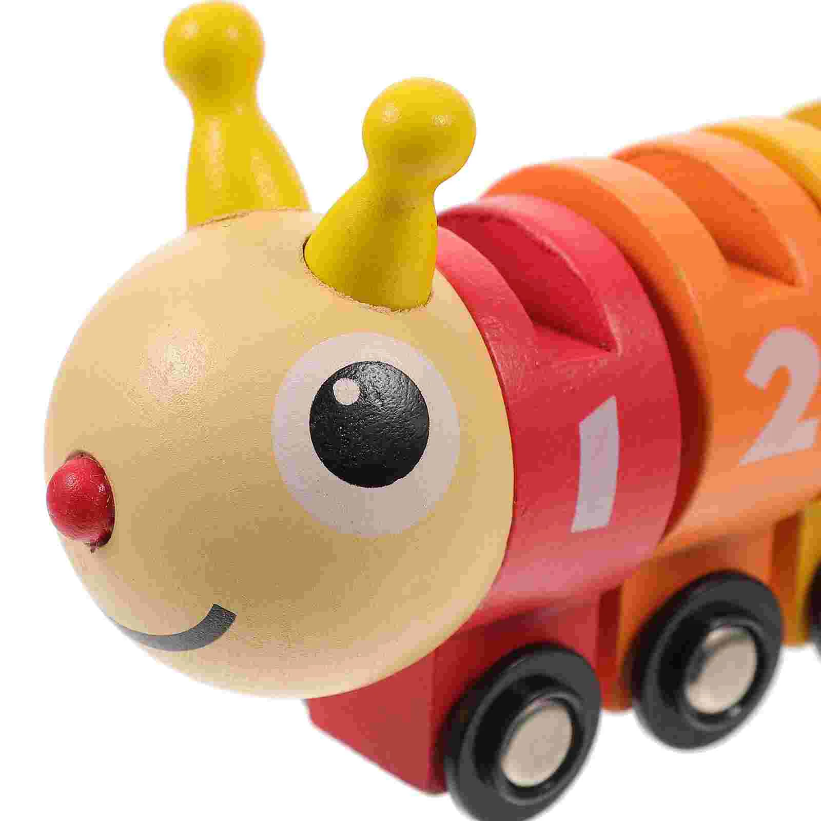 Детски играчки за ранното развитие, мини-влак, наклоняющийся инструмент, wooden дете4