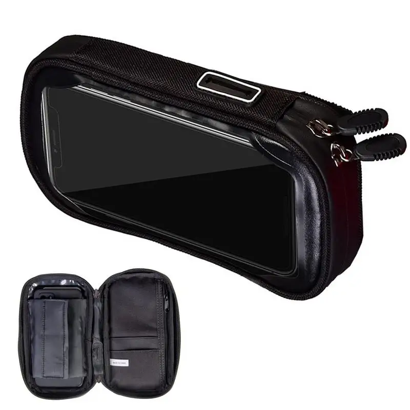 Чанта за мобилен телефон с горната тръба за под наем, водоустойчива чанта за предната част на рамката на велосипеда със сензорен екран, водоустойчива чанта за волана с горната тръба, чанта за телефон за наем, телефон за велосипед0